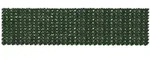 vidaXL Balkonsichtschutz mit Bl&auml;ttern Dunkelgr&uuml;n 400 x 100 cm