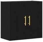 vidaXL Wandschrank Schwarz Eichen-Optik 60 x 31 x 70 cm Holzwerkstoff