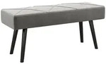 HOMCOM - Sitzbank - 100L x 36B x 45H cm - grau