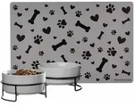 Ritzenhoff & Breker Taro Hunden&auml;pfe &oslash; 14 cm 2er Set mit Unterlage