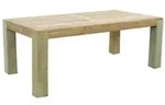 Lex Massiver Premium Teak Tisch rechteckig Gartentisch Gartenm&ouml;bel Teakm&ouml;bel...