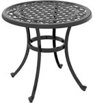 Outsunny - Beistelltisch - 60 x 60 x 53 cm - schwarz