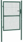 vidaXL Zauntor Stahl 100x125 cm Gr&uuml;n