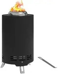 Outsunny-Feuerschale-&Oslash;16 x 25H cm-Schwarz