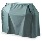 Lumaland Grill-Abdeckhaube 165 x 63 x 125 cm in Gr&uuml;n/Grau