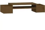 vidaXL Monitorst&auml;nder Honigbraun 70x27,5x15 cm Massivholz Kiefer