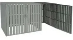 Proregal 1er WPC-M&uuml;lltonnenverkleidung Erweiterung | HxBxT 115x66x76 cm |...