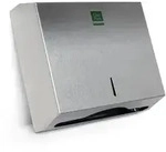 Papierspender aus Edelstahl (matt) - f&uuml;r 250-400 Blatt