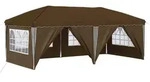 vidaXL Pop-up Partyzelt 575 x 288 x 245 cm Taupe