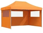vidaXL Party-Zelt 279 x 410 x 315 cm Orange Oxford-Stoff