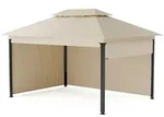 Blumfeldt Grandezza Cortina Gartenpavillon 3x4 m | wetterbest&auml;ndig 