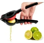 SQUEEZY - Limetten- und Zitronenpresse - Alu-Guss - Metall Black Edition