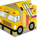 POST-IT 6720SS-8C Haftnotizblock Super Sticky - 63,5 x 76 mm, 8 St&uuml;ck, sortiert