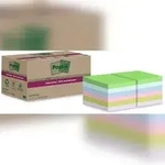 Post-it Haftnotiz Super Sticky Recycling Notes 47,6x47,6mm 70 Blatt sortiert VE=12