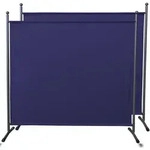 QUICK STAR 2 St&uuml;ck Paravent 1tlg. 180x178cm Blau