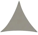KARAT Sonnensegel Wasserabweisend / Dreieckig / Grau / 5 x 5 x 7 m