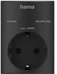 Hama Steckdosenadapter, Schutzkontakt, &Uuml;berspannungsschutz