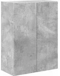 vidaXL TV-Wandschrank Beton Grau 59,5 x 31 x 80 cm Holzwerkstoff