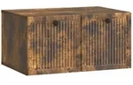 vidaXL Wandmontierter TV-Schrank Ger&auml;ucherte Eiche 59,5 x 41 x 30 cm