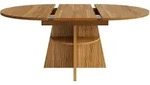 STILVORA Esstisch MDF Dunkelbraun 110-150x110x76 cm, ausziehbar, mit offenem