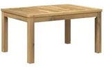 vidaXL Couchtisch Wei&szlig; 50 x 68,5 x 36 cm Massivholz Akazie