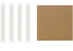 shelfplaza HOME 45x45 cm Fachboden-Set in wei&szlig; f&uuml;r HOME Schwerlastregale mit...
