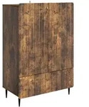 vidaXL Sideboard Ger&auml;ucherte Eiche 66 x 34,5 x 97 cm Holzwerkstoff