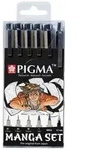 SAKURA Manga-Set PIGMA, 6er Etui