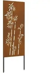 vidaXL Garten dekoratives Panel Rostig 50 x 140 cm