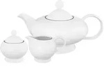 Seltmann Weiden Lido Black Line Teekannen-Set 3-teilig