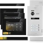 HD Video T&uuml;rsprechanlage f&uuml;r 3 Familienhaus, 3x Monitor, Balter EVO HD
