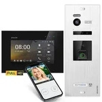 HD Video T&uuml;rsprechanlage mit Fingerprint RFID und Smartphone App f&uuml;r 1