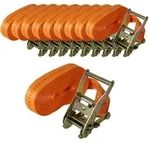 Baumarktplus 10x Profi Ratschen Spanngurt Spanngurte Zurrgurt 1-tlg 6m 2t 2to...