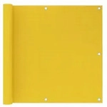 vidaXL Balkon-Sichtschutz Gelb 90x500 cm HDPE