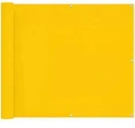 vidaXL Balkonsichtschutz 100 x 800 cm Oxford-Stoff Rechteckig Gelb