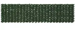 vidaXL Balkonsichtschutz mit Bl&auml;ttern Dunkelgr&uuml;n 300 x 75 cm
