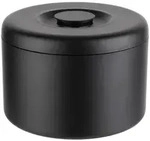 APS 36006 Eisbox/ Eisw&uuml;rfelbeh&auml;lter, &Oslash; 27 cm, H&ouml;he 20 cm, Aluminium schwarz,