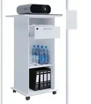 VCM Hifi-M&ouml;bel Neta Wei&szlig; H. 108 x B. 60 x T. 50 cm
