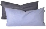 Schiesser Kissenh&uuml;llenset Doubleface - Renforc&eacute; - 2-teilig - 40 x 80 cm - Blau