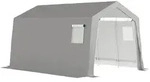 Outsunny-Ger&auml;tezelt-300L x 447B x 255H cm-Hellgrau