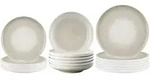 Seltmann Weiden Sento Home Teller-Set 18-teilig - Aura cream