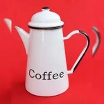 DanDiBo Kaffeekanne 578TB emailliert 22 cm Wasserkanne Kanne Emaille Nostalgie