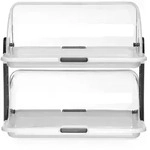 HENDI Rolltop-Display - doppelt, 380x260x(H)355mm