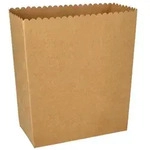 Papstar 50 Popcorn-Boxen Pappe "pure" eckig 2400 ml 19,2 cm x 15,8 cm x 8 cm...