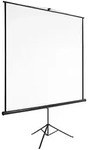 tectake Beamer Leinwand Stativ - 203 x 203 cm wei&szlig;