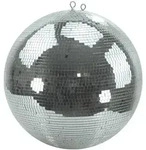 SATISFIRE Spiegelkugel 50cm silber Safety Discokugel Mirrorball Party Disko Deko