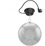 SATISFIRE Spiegelkugel Set 20cm Kugel PREMIUM + Motor MBM-203 mit 30cm...
