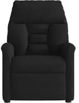 vidaXL Massagesessel Schwarz Mikrofasergewebe