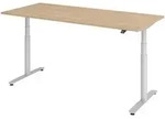 b&uuml;m&ouml; Schreibtisch elektrisch Bluetooth & App XDLR Rechteck: 180 x 80 cm -...