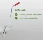Baumarktplus Schubkarre Einhandkarre Traglast 100 kg Volumen 75 L PU-Reifen